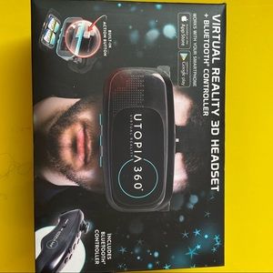 Virtual Reality 3D Headsets +Bluetooth controller